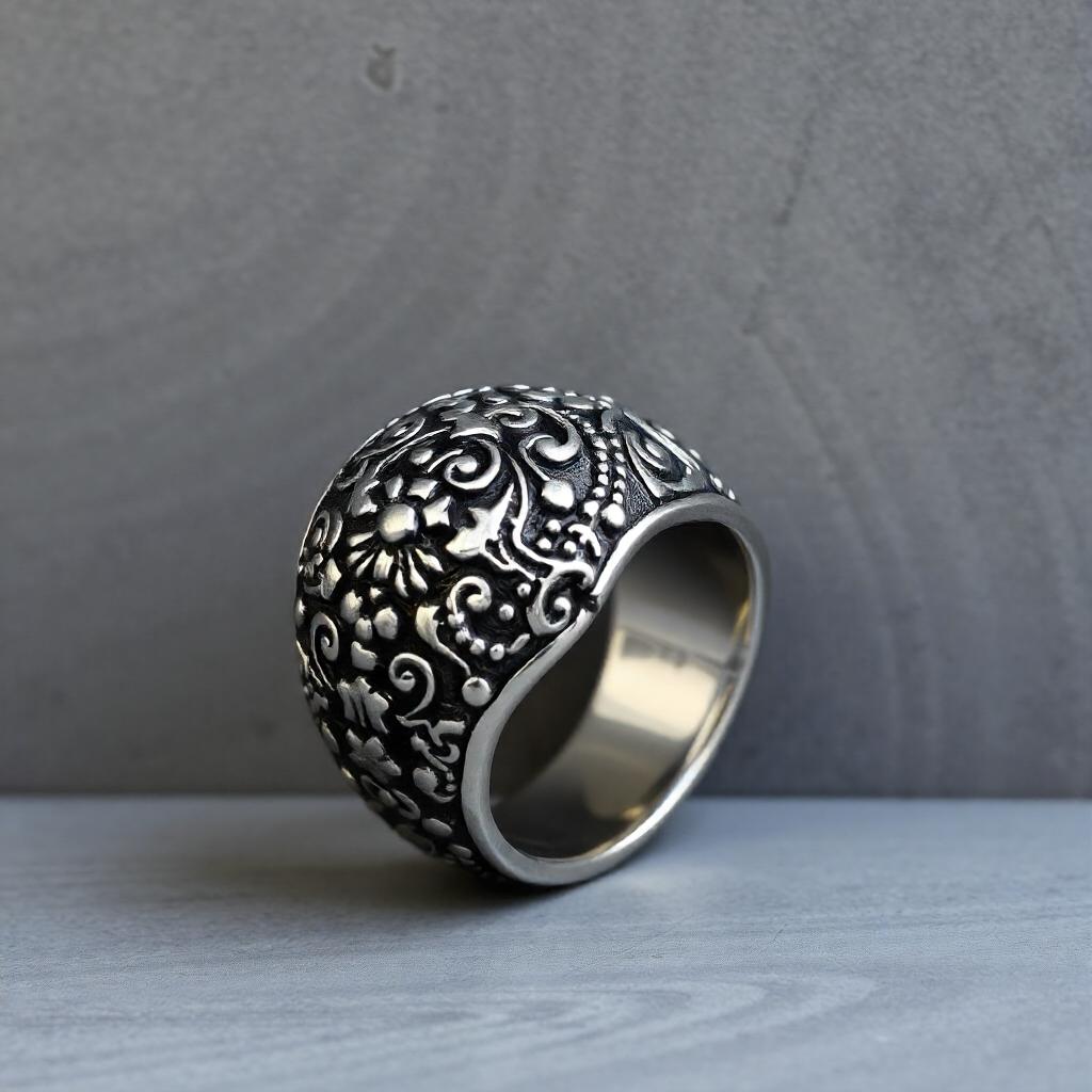 Vintage silver rings for women